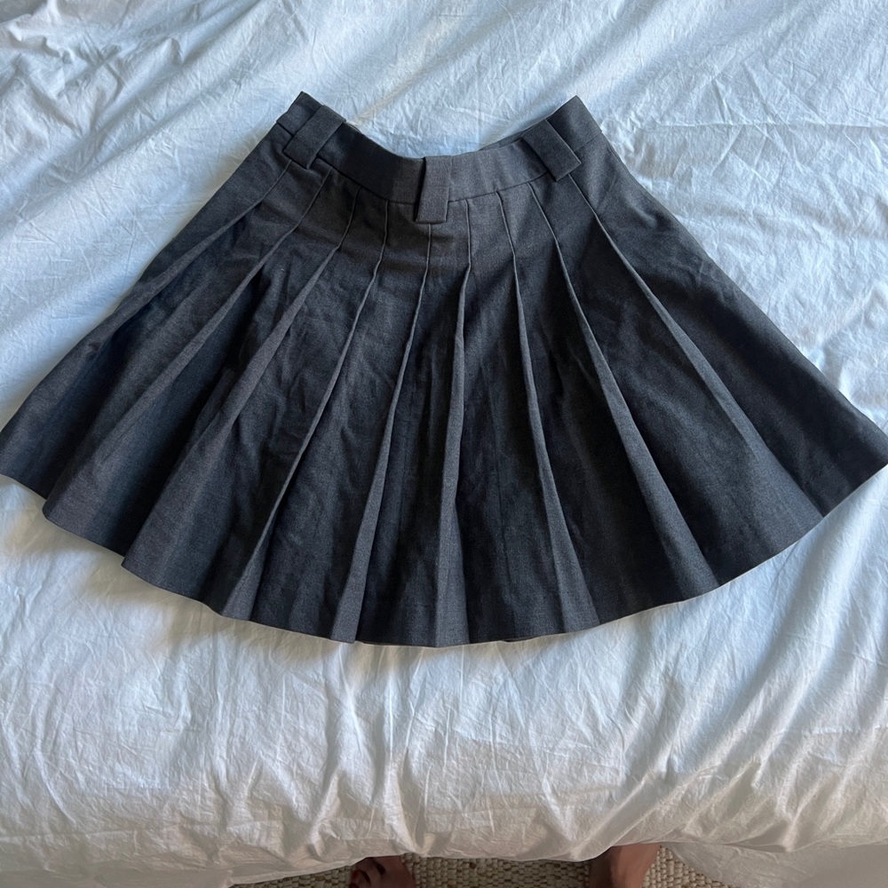 Arket pleated mini skirt